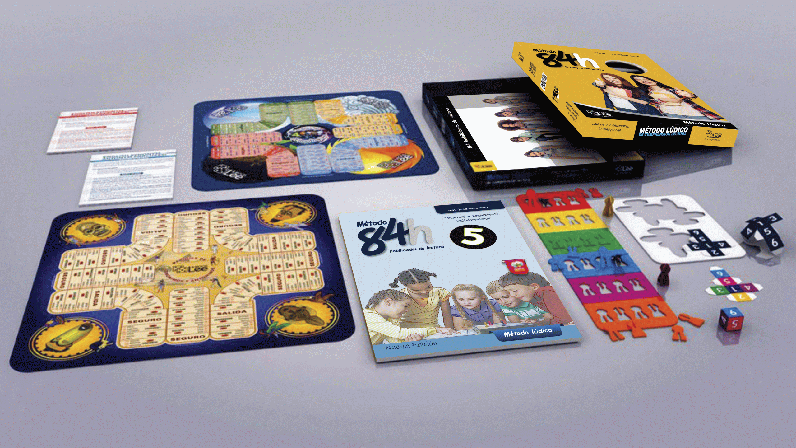 KIT LIBRO 5º MÉTODO 84H DE COMPRESIÓN LECTORA + 2 JUEGOS